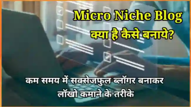 Micro Niche Blog क्या है और माइक्रो नीचे ब्लॉगिंग कैसे शुरू करे